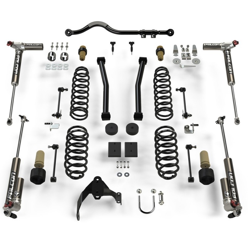 US CAR SHOP - Suspension Kit Sport ST2 with Falcon  Fast Adjust  Piggyback shocks Lift 2,5